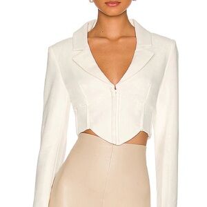 Elegant White Women's Jacket